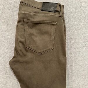 Paige Federal Olive Green Jeans Size 32